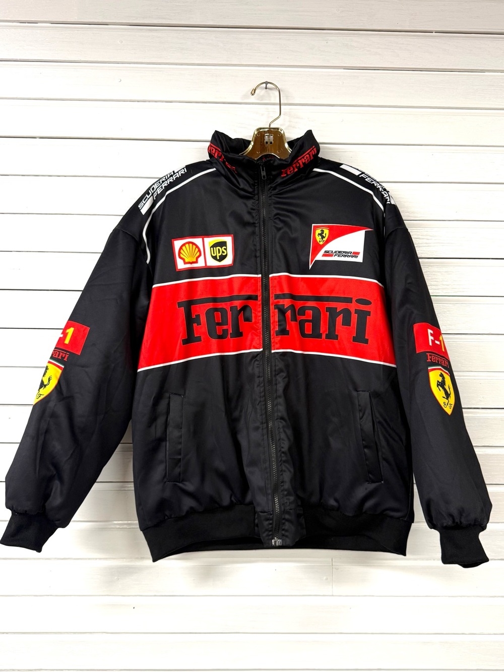 Ferrari F1 Vintage Racing Bomber Jacket Medium